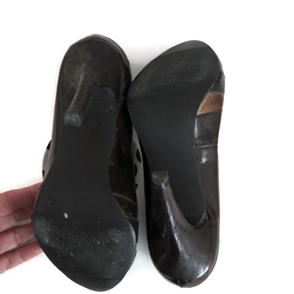 Steve Madden 4 inch heels black & gold - 4 inch - Picture 5 of 5